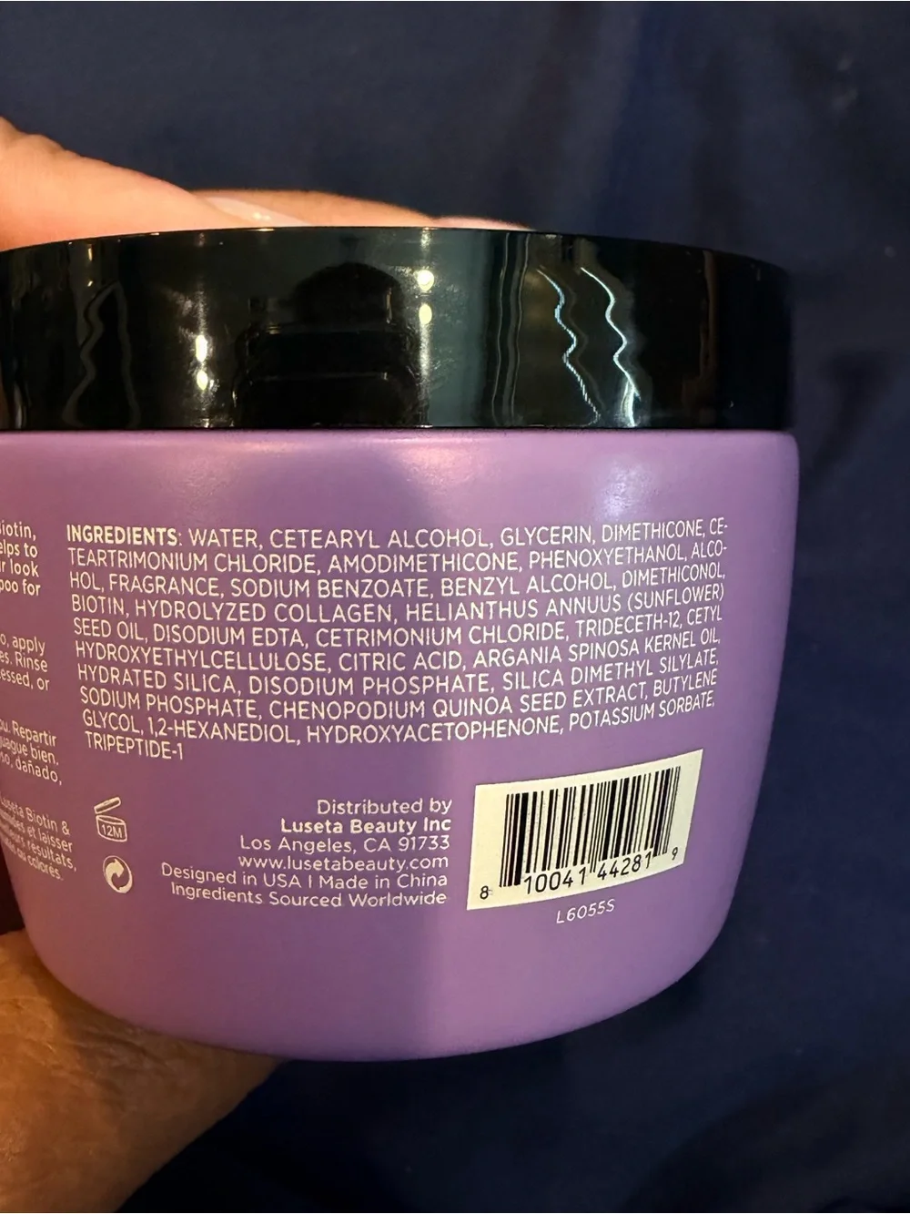 Luseta biotin and collagen– Strengthening & Thickening hair mask - 3.3oz